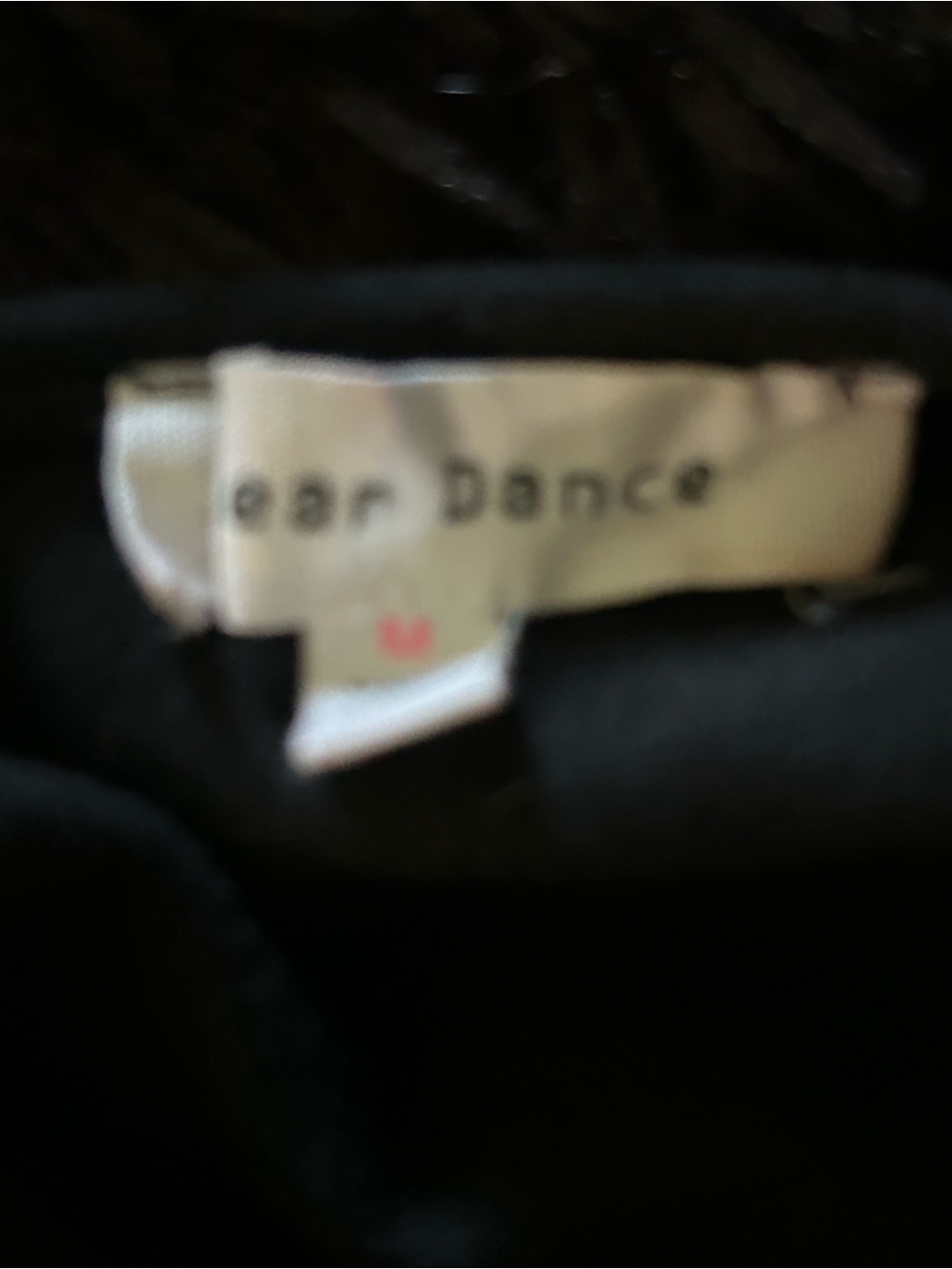 Bear Dance Black Fringe V-Neck Romper with Back Strap - Picture 3 of 3